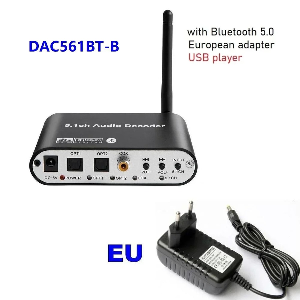 HighFidelity 51 Audio Decoder Converter With Dolby DTS Support 1