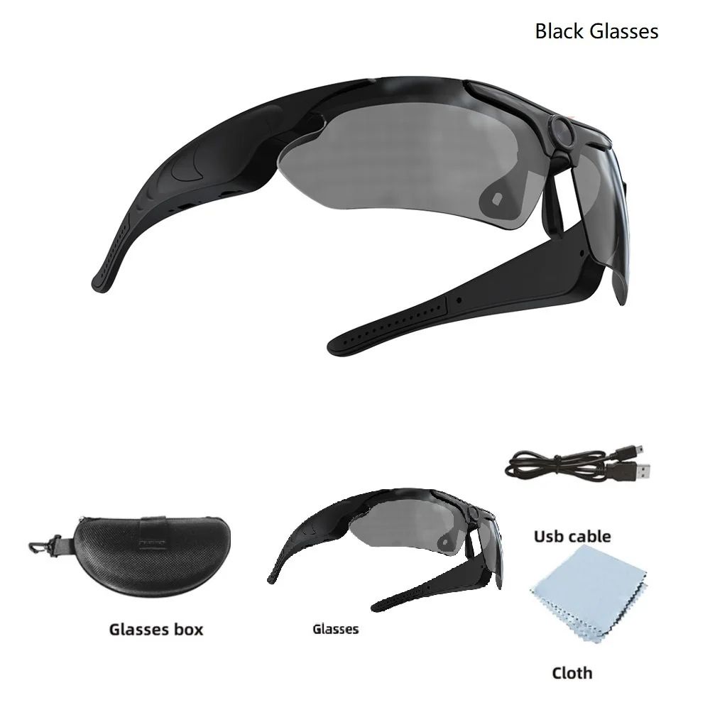 HighDefinition Camera Smart Glasses 1080p For Outdoor Recording Cycling 6