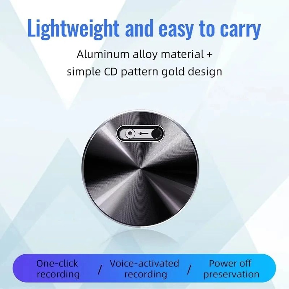 UltraCompact Mini Voice Recorder Keychain 32GB Voice Activated Digital Dictaphone 2