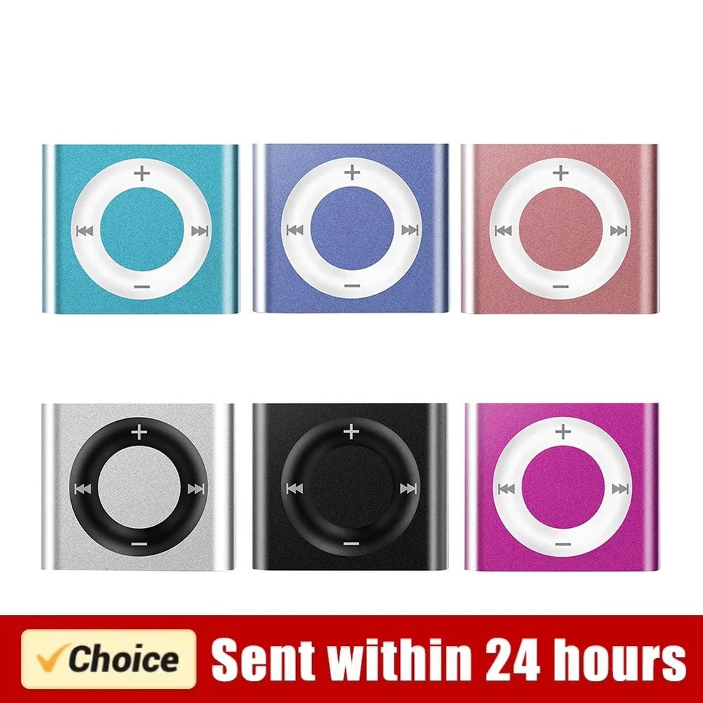 UltraSlim Portable MP3 Player With Speaker 64GB Expandable Storage 0