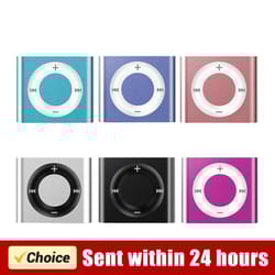 ultraslim portable mp3 player with speaker & 64gb expandable storage