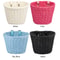 Adjustable Woven Bike Front Basket Durable Handlebar Bicycle Basket For Everyday Storage 3