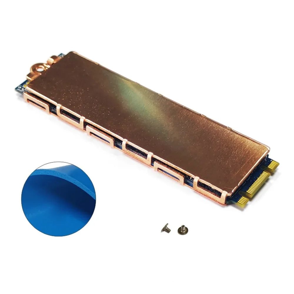 Slim Aluminum M2 SSD Heatsink With Thermal Pad For Fast Laptop SSD Cooling 7