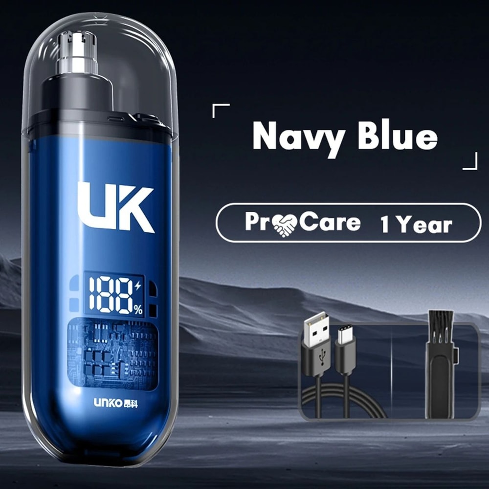 Rechargeable Portable Nose Hair Trimmer For Men Women Precision Electric Grooming Tool 7