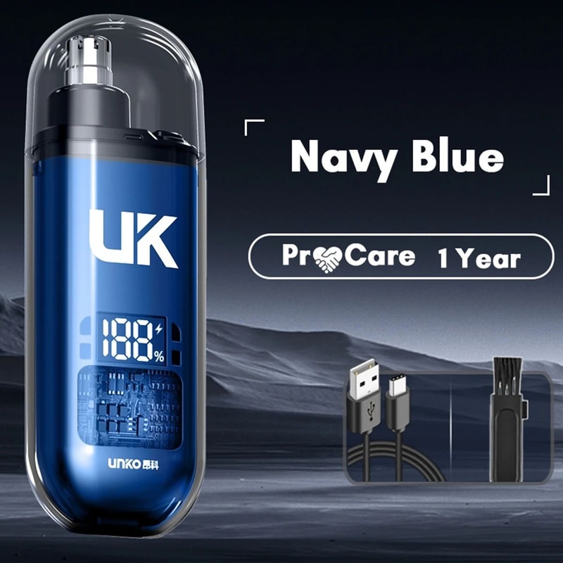 Rechargeable Portable Nose Hair Trimmer For Men Women Precision Electric Grooming Tool 7