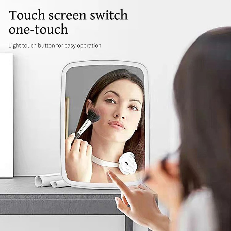 Foldable USB LED Vanity Lights With Tricolor Dimmable Glow 2