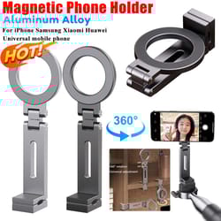 fleximag travel airplane phone holder – 360° magnetic phone mount & hands-free stand