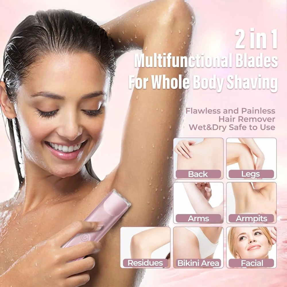 SilkSmooth 2in1 Womens Electric Shaver Bikini Trimmer 3