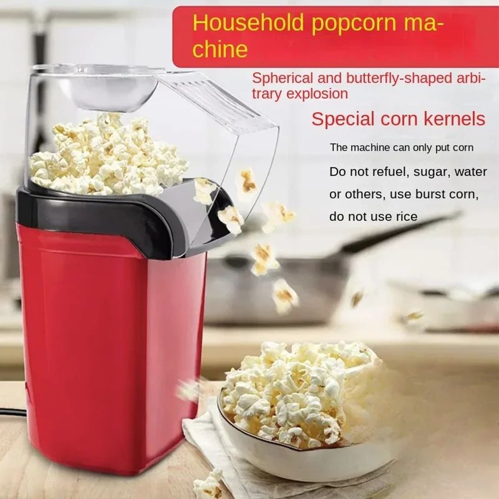 Healthy Air Popcorn Maker OilFree Hot Air Popper For Fast Easy Snacks 0