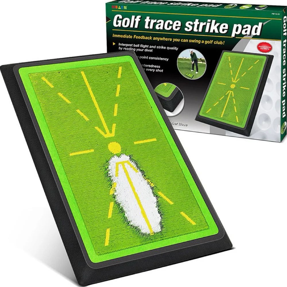 Precision Golf Swing Training Mat With Impact Feedback Track 0