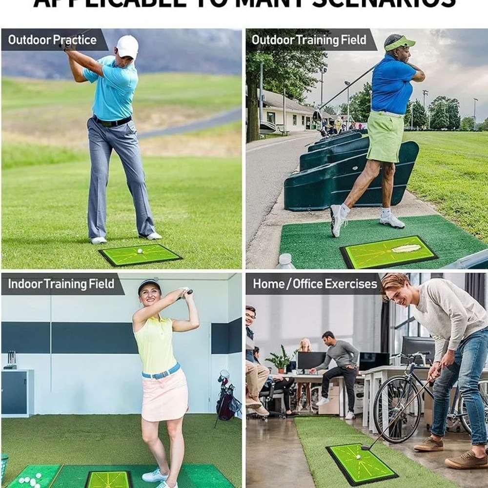 Precision Golf Swing Training Mat With Impact Feedback Track 2