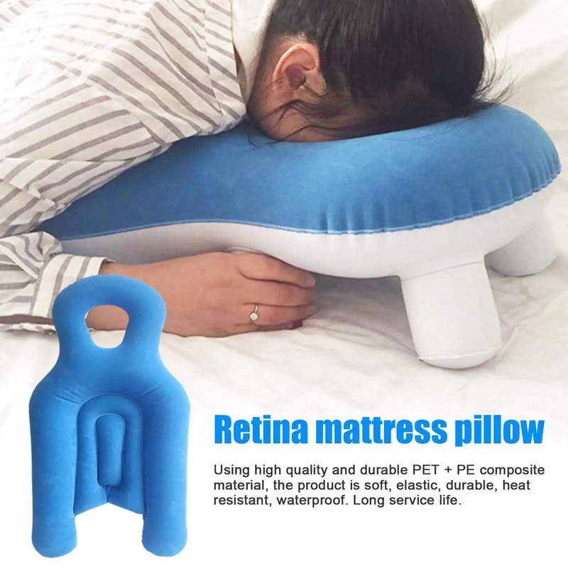 ComfortAir Face Down Pillow After Eye Surgery Inflatable Prone Pillow For Vitrectomy Retina Recov 0