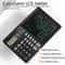 SmartFold LCD Writing Tablet Calculator With Stylus 12Digit Display 0