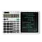 SmartFold LCD Writing Tablet Calculator With Stylus 12Digit Display 7