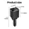 7in1 Retractable Car Fast Charger 120W Multi USB USBC Charging Hub 4
