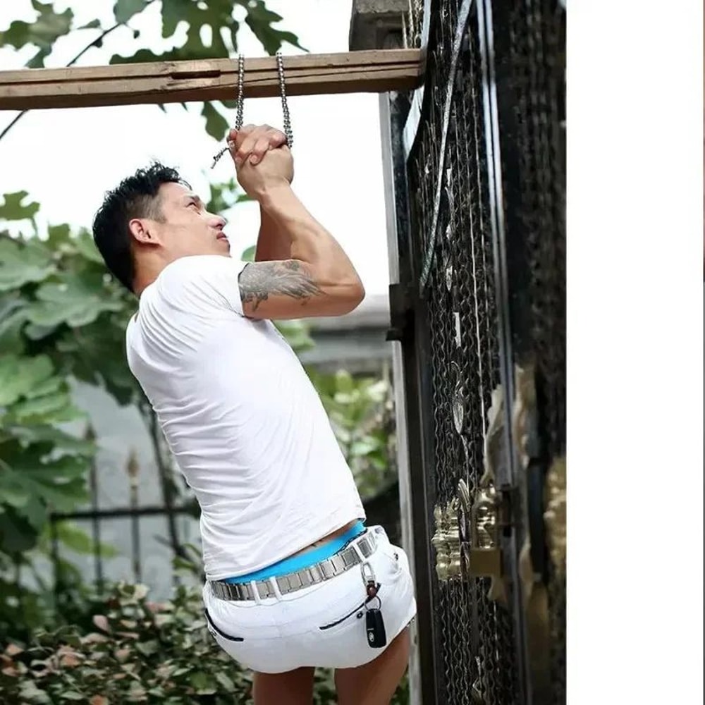 Guardian Steel Buddha Bead Bracelet Tactical Self Defense Chain EDC Accessory 3