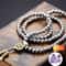 Guardian Steel Buddha Bead Bracelet Tactical Self Defense Chain EDC Accessory 9