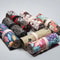 Canvas Roll Up Pencil Case Organizer Portable Pencil Wrap Organizer Artist Brush Holder 2