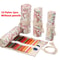Canvas Roll Up Pencil Case Organizer Portable Pencil Wrap Organizer Artist Brush Holder 17
