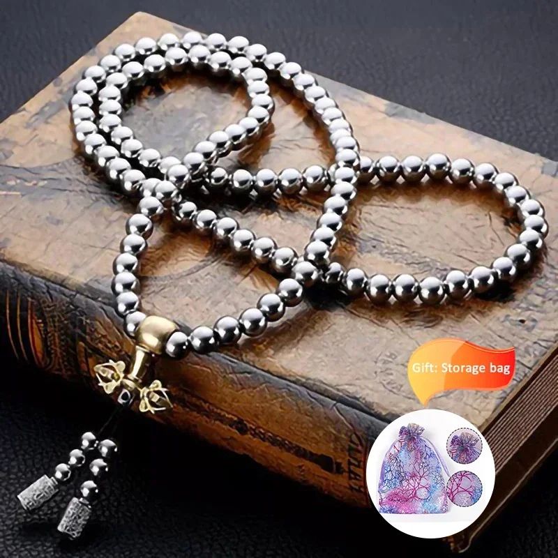 Titanium EDC Self Defense Necklace With Tactical Bead Chain 11