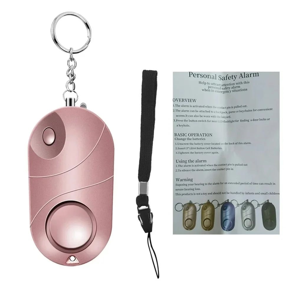 SafeGuard Personal Safety Alarm Keychain With LED Flashlight 3