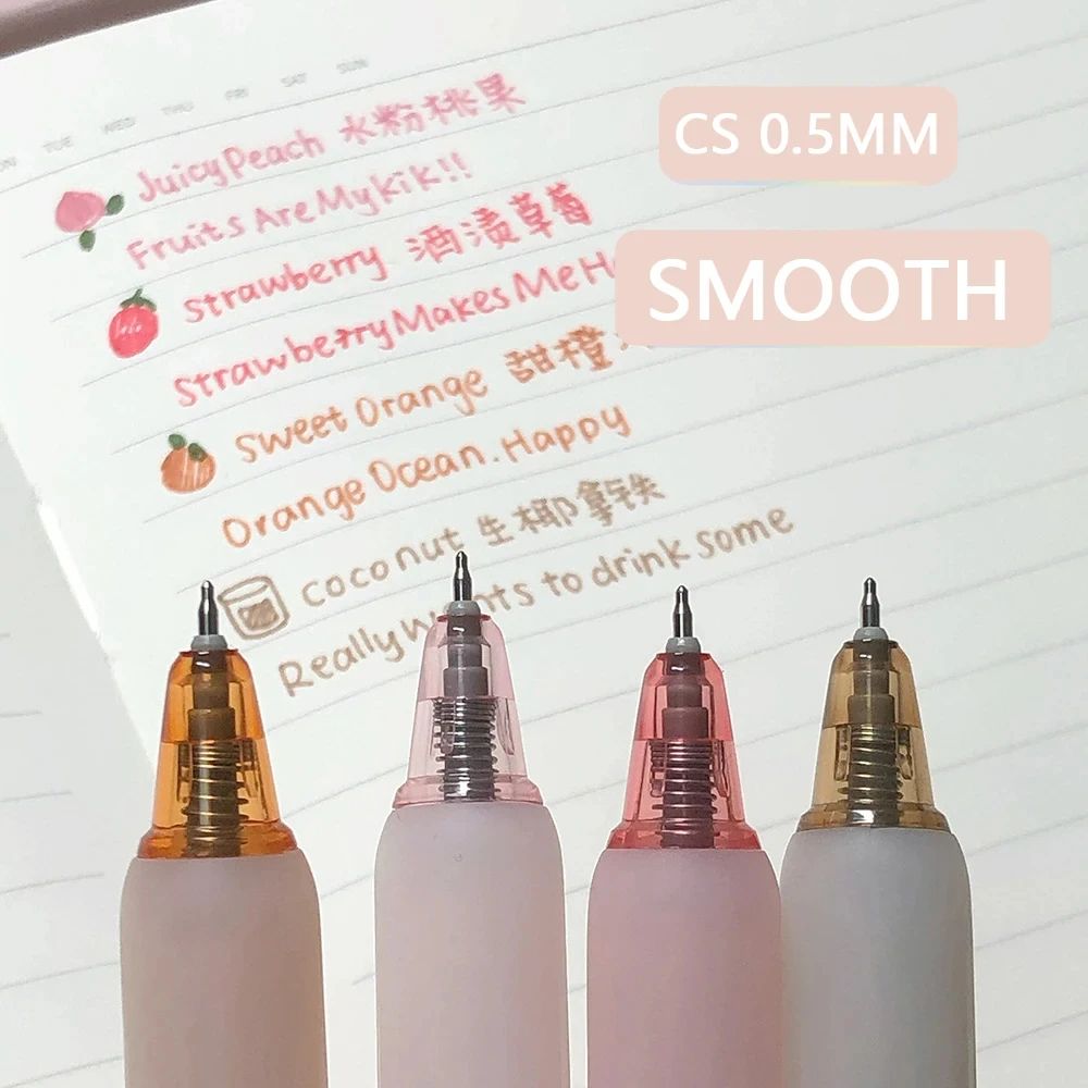 3D Fruit Scented 05mm Colored Gel Pens For Journaling Scrapbooking 4