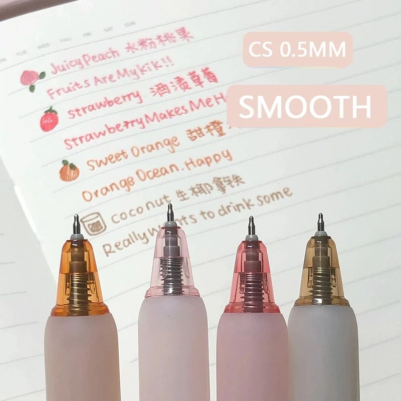 3D Fruit Scented 05mm Colored Gel Pens For Journaling Scrapbooking 4