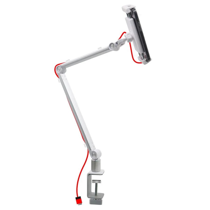 360 Foldable Portable Monitor Stand Adjustable Aluminum Desk Mount For Tablets 15616 Screens 7