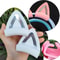 Cute Silicone Cat Ear Headphone Accessories Lightweight Gaming Headset Decoration Clips 0