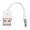 IPod Shuffle Charger Cable With USB Sync Audio Transfer 35mm USB Data Cable For 3rd 4th Gen 0