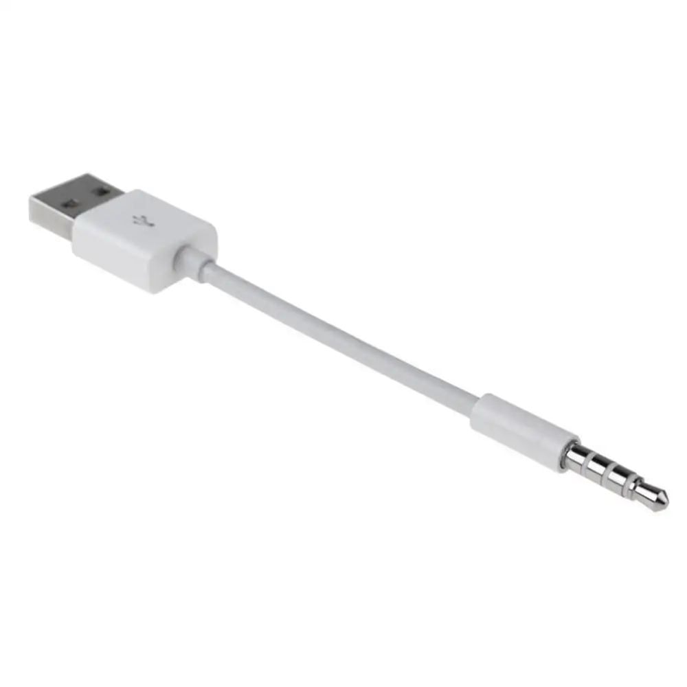 IPod Shuffle Charger Cable With USB Sync Audio Transfer 35mm USB Data Cable For 3rd 4th Gen 5
