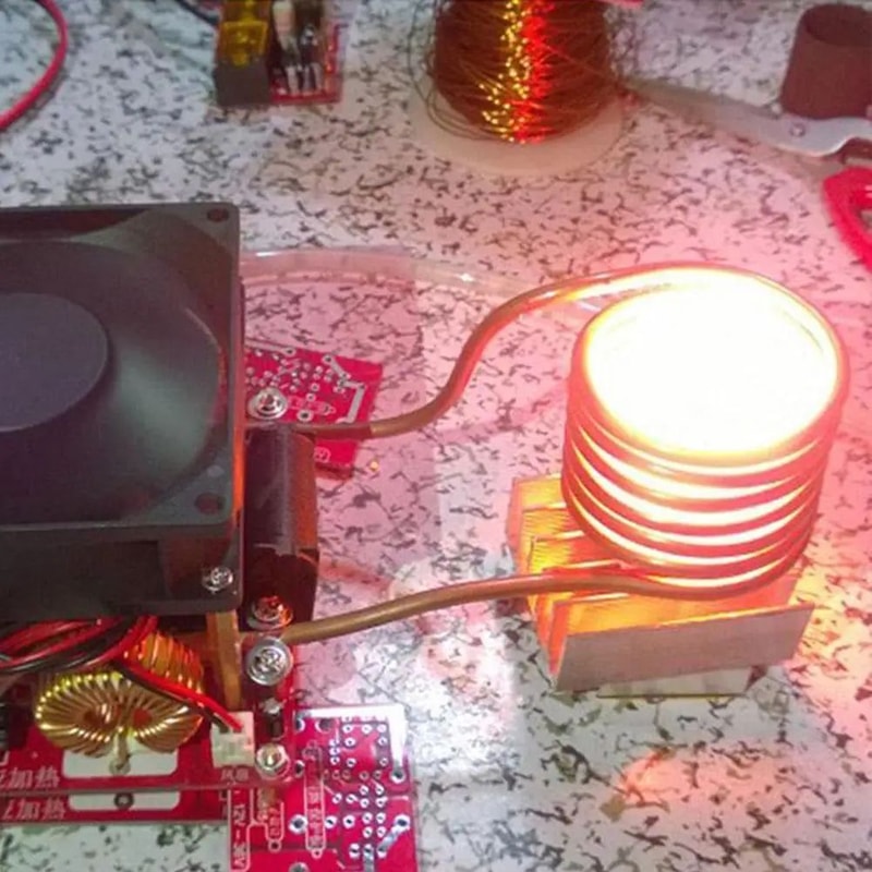 HighEfficiency 1000W ZVS Induction Heating Board Kit For DIY Metal Heating Repair 1
