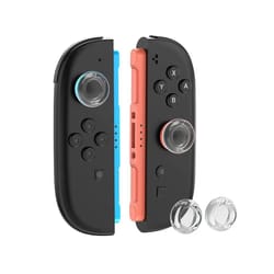 iine transparent silicone thumb grip caps for nintendo switch & switch 2 – anti-slip joystick covers