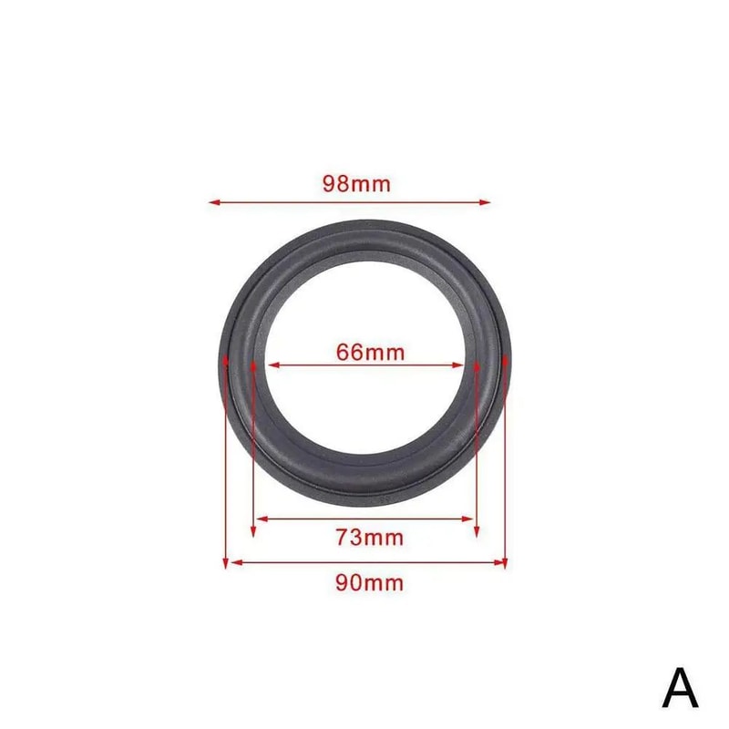 Universal Rubber Speaker Surround Repair Kit Durable Speaker Edge Replacement For 412 Inch Woofers 6