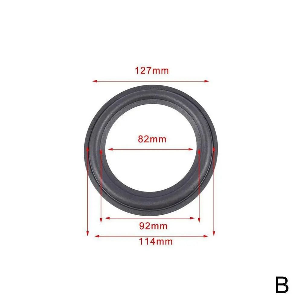 Universal Rubber Speaker Surround Repair Kit Durable Speaker Edge Replacement For 412 Inch Woofers 7
