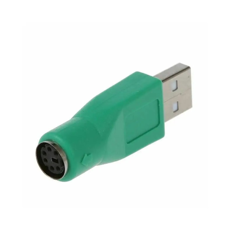 2in1 USB Splitter Adapter For Keyboard Mouse Compact PS2 To USB Converter 5