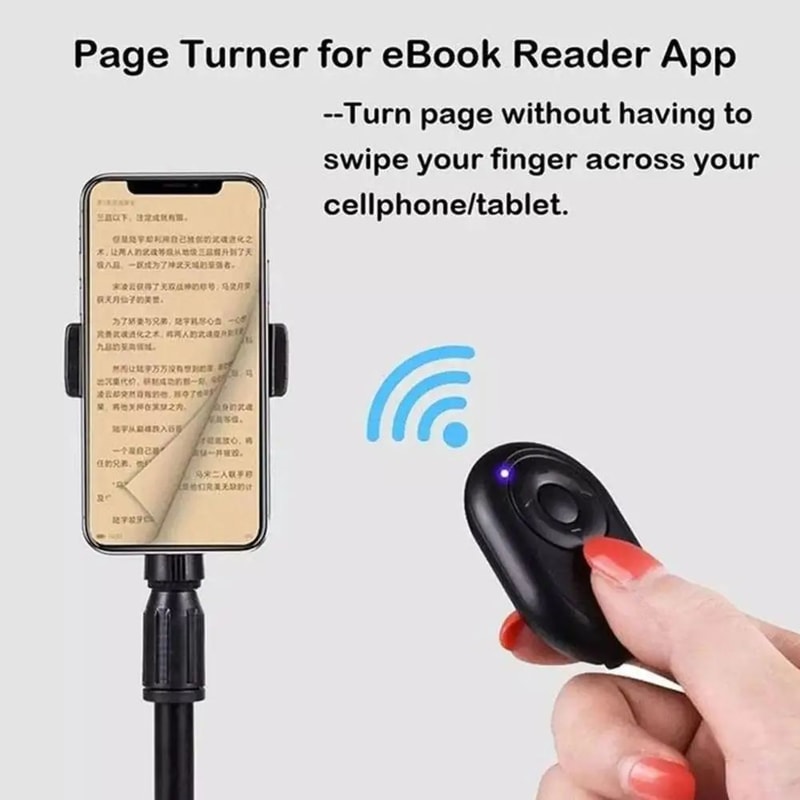 Bluetooth Remote Shutter Stick Wireless Selfie Remote For IPhone Android Cameras 2