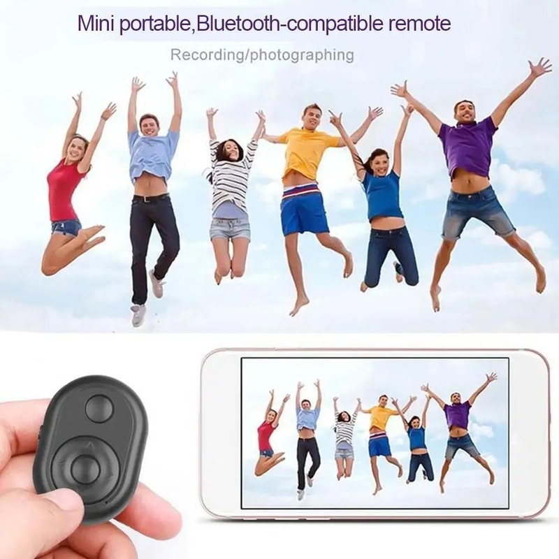 Bluetooth Remote Shutter Stick Wireless Selfie Remote For IPhone Android Cameras 3