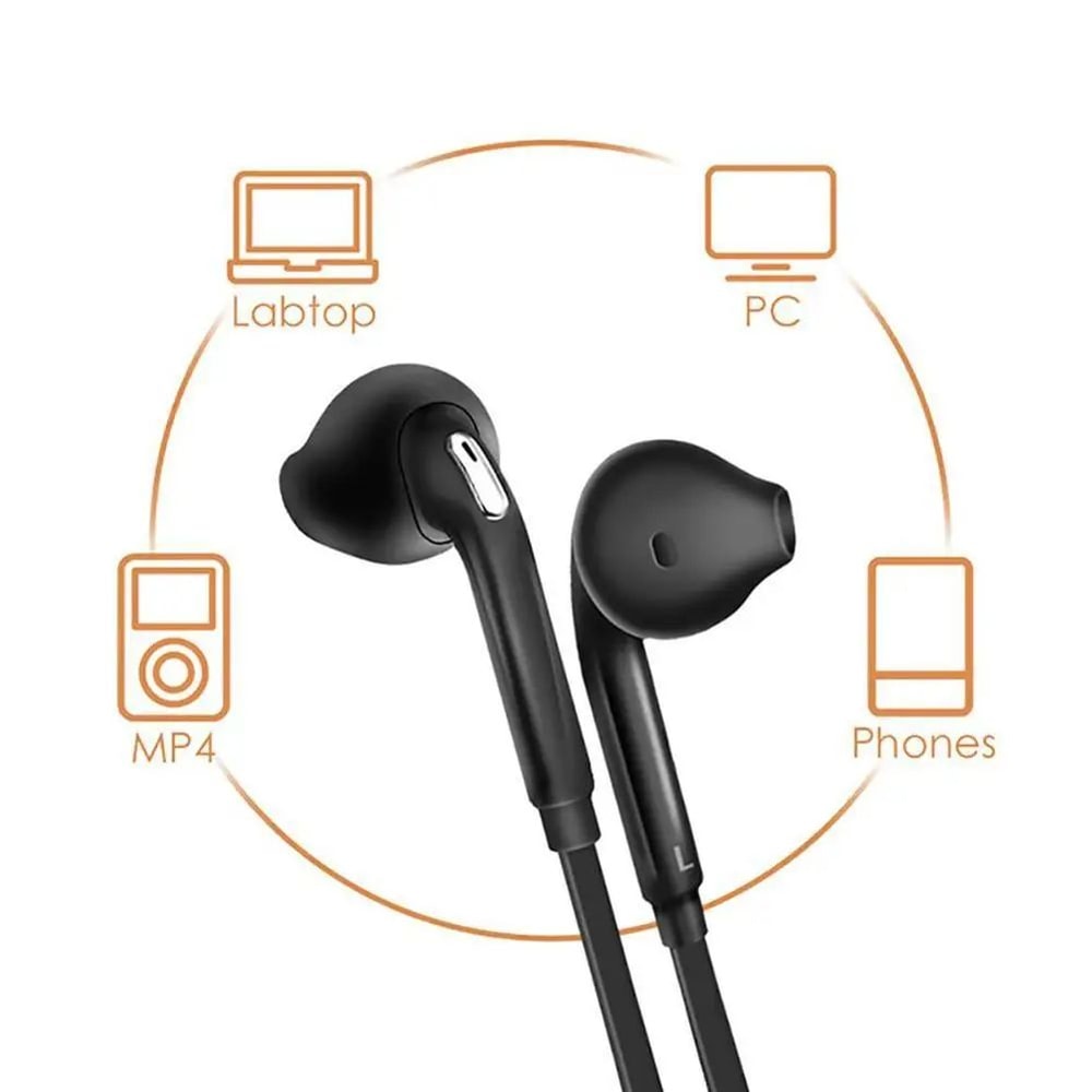 ComfortFit Wired Earphones With Mic 35mm InEar Headphones For Clear Calls Immersive Sound 3