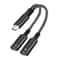 2in1 USBC Splitter For Charging And Audio Dual USBC Adapter For IPhone 15 Android 3