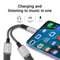 2in1 USBC Splitter For Charging And Audio Dual USBC Adapter For IPhone 15 Android 5