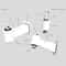Dummy Security Camera With LED Flash Waterproof Fake CCTV Camera For Home Outdoor Protection 4