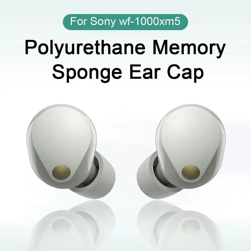 Premium Memory Foam Eartips For Sony WF1000XM5 Noise Isolating AntiSlip Replacement Tips 2