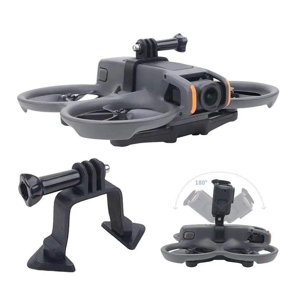 HighPrecision Drone Camera Mount Avata 2 Top Extension Bracket For GoPro Insta360 DJI Action Came 0