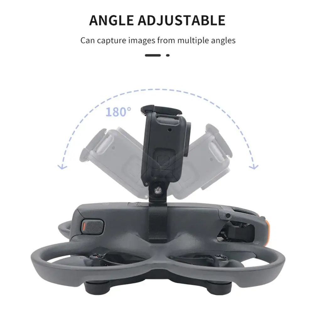 HighPrecision Drone Camera Mount Avata 2 Top Extension Bracket For GoPro Insta360 DJI Action Came 2