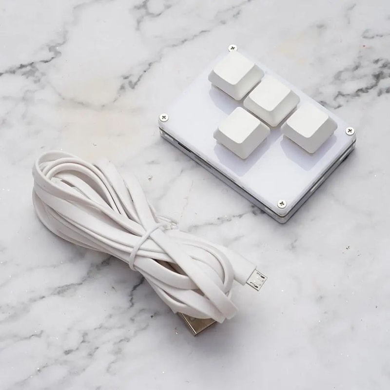 Smart 4Key Mini Programmable Keypad For Fast Custom Shortcuts 3