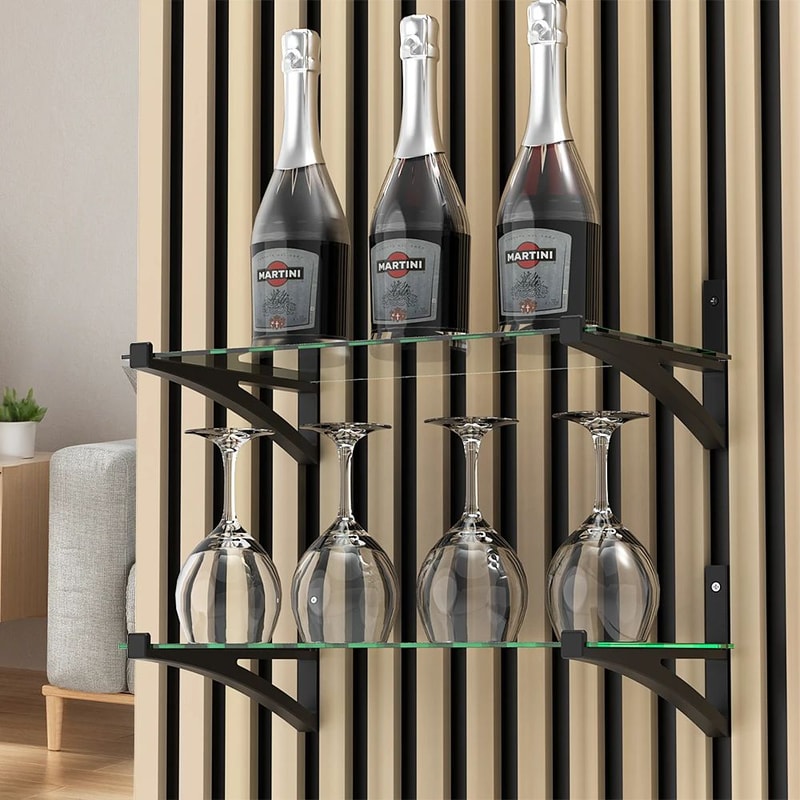 Acoustic Foam Panel Shelf Brackets For Studio Sound Absorption 1