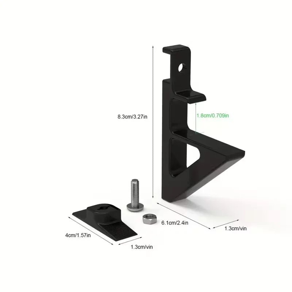 NoDrill Shelf Acoustic Panel Mount Brackets DamageFree Wall Mounting Clips Set 4pcs 5