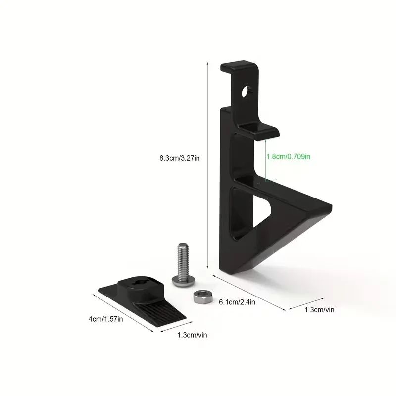 NoDrill Shelf Acoustic Panel Mount Brackets DamageFree Wall Mounting Clips Set 4pcs 5