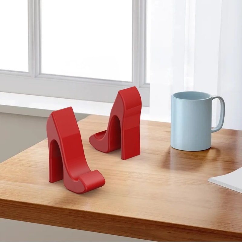 Chic High Heel Phone Stand Stylish Desk Phone Holder For Home Office 4